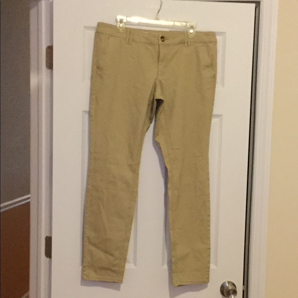 Low Rise Skinny Khakis